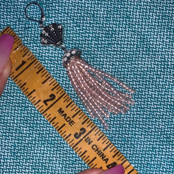 🎉HP🎉🌴🐚 Beaded Tassel Earrings - Picture 7 of 7